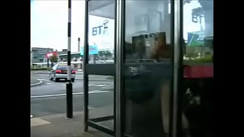 Preview 3 of Girls Peeing Xxx - Busty Brit phone box pee