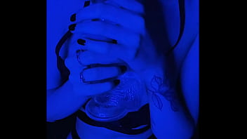 Preview 2 of Mona Barat - cute 18 year old girl in swimsuit masturbates arinafox
