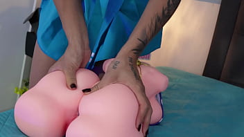 Preview 2 of 8gi Rll - LATINA FUCKS HER NEW DOLL &quot_MRLSEXDOLL&quot_ WITH A BIG DILDO - ANITTA MILLER