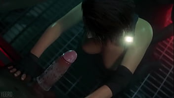 Preview 4 of Hd Video Xxx2019 - Jill Valentine Deep Throat - Resident Evil 3