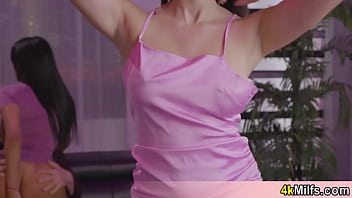 Preview 2 of Tube Agata Grot - Having a corporate party with too much champaigne with two sexy co worker can lead to a fuck party