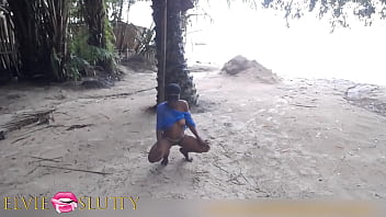 Preview 4 of Age Points On - She is looking to anybody who can come by the beach and fuck her