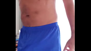 Preview 1 of Extara Large - Pervy Papi is on vacation and that always makes him extra horny! This time he&#039_s in his new blue silkies with boner bulge! ...