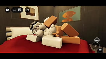 Preview 3 of Boney Booty Shaking Tranny Slut - Roblox condo - Fucking my adorable cumslut