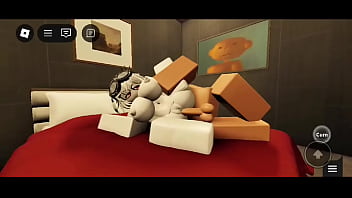 Preview 4 of Boney Booty Shaking Tranny Slut - Roblox condo - Fucking my adorable cumslut