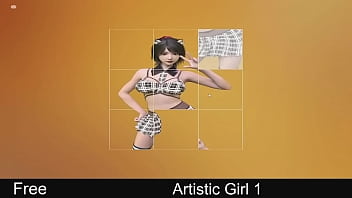 Preview 3 of Video Gamboporn - Artistic Girl 1