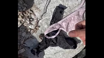 Preview 3 of Video Sex Asian - Outdoor Cum Neighboors Thongs