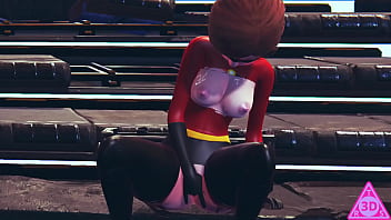 Preview 4 of Long Playing Sex Romantic - KOIKATSU The Incredibles Elastigirl,  have sex blowjob handjob and cumshot uncensored... Thereal3dstories