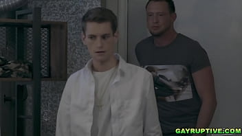 Preview 3 of I Hope Sex - Gayruptive.com - Welcome to the real sin city! Religious and christian twink Trevor Harris learns all about hardcore gay sex from Pierce Paris!