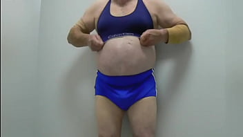 Preview 2 of Live Dana Adriana Slovakia - Sissy Boy Models Bras and Panties by Pinky 396