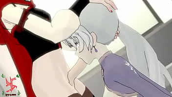 Preview 2 of Deflower A Virgin - Ruby Rose using Weiss&#039_ face as her personal onahole - SFMslayer