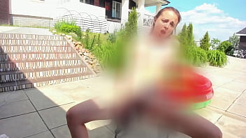 Preview 3 of Mom And Son Sex Sleep Night Xxxx - Masturbation in nature,  outdoors