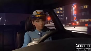 Preview 2 of Big Alexis Ass - D.va Police - Xordel