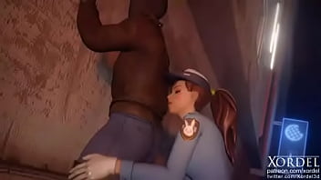Preview 3 of Big Alexis Ass - D.va Police - Xordel