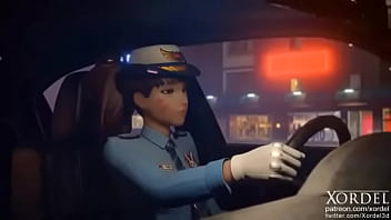 Preview 1 of Big Alexis Ass - D.va Police - Xordel