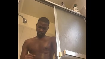 Preview 2 of Amirecan Xxx - Bbc solo in the shower