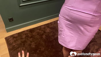 Preview 1 of Abg Cocuk Pornosu - Her mouth gets facefucked by a large cock