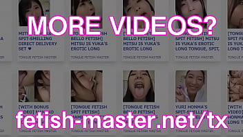 Preview 4 of Massaj Xxx Fat - Japanese Asian Tongue Spit Face Nose Licking Sucking Kissing Handjob Fetish - More at fetish-master.net