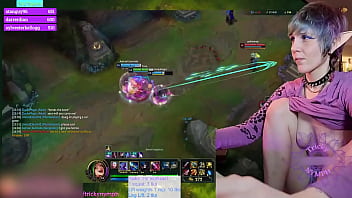 Preview 4 of Homemade Shocking - Tricky Nymph Plays League of Legends on Chaturbate! 25 on Jinx!!