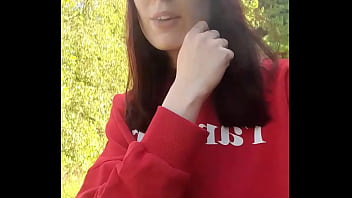 Preview 3 of Honix Marie - EXHIBITIONISTIC sexy teen Hanna Drowzee OUT IN PUBLIC masturbating and flashing while her neighbours WATCH HER BEING A HORNY SLUT.