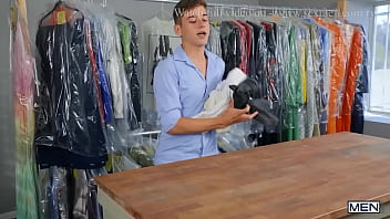 Preview 2 of Y3nl0 - Dry Cleaned &amp_ Balls Emptied / MEN / Joey Mills,  Felix Fox  /  - Follow and watch Joey Mills at www.men.com/joey