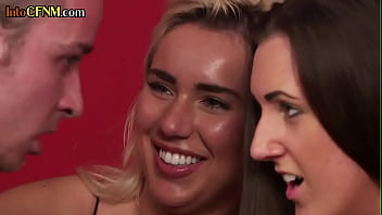 Preview 4 of Railwe Sex - MILF in high heels pussyfucked while her besties watching