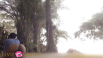 Preview 3 of Dani Daniels Ass Lickinng - Naturist woman on the beach enjoy beiing naked