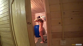 Preview 1 of Wife Crazy Stacey Brother - Met my beautiful skinny stepsister in the russian sauna and could not resist,  spank her,  give cock to suck and fuck on table. #amateur #homemade #skinny #step #stepsister #russiangirl #sauna #sexylegs