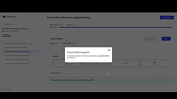 Preview 4 of Xxxnihd - Delta Math Exact Value of Reference Angles any% speedrun WORLD RECORD