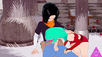 Preview 2 of Bratty Sis Fast Hard Fuck - KOIKATSU Bra C18 Dragon Ball have sex blowjob handjob and cumshot uncensored... Thereal3dstories