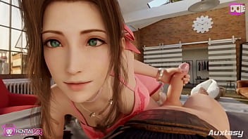Preview 4 of Robby Tv Prank - Aerith Handjob