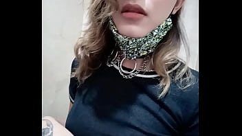 Preview 1 of Luisa Rosa - Putita trans tocandose en los ba&ntilde_os del trabajo