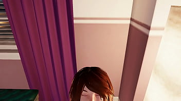 Preview 4 of Gwen Ben Ten - House Party: Rachael sex scene Madison&#039_s room