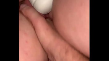 Preview 3 of Japnie Son Wife Fader History - Pierced Fake Tits Wife Squirting Dildo