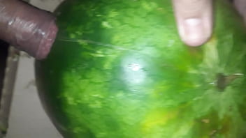 Preview 1 of Mara Salvatrucha - Metiendole la verga a una sandia
