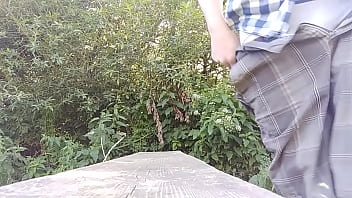 Preview 1 of Joliya An - I like to pee my panties outside