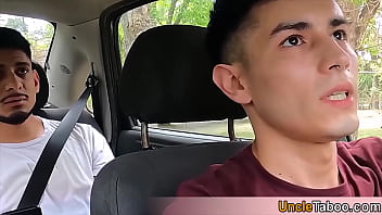 Preview 1 of Xr Y2 - Beautiful Latino teen hitchhiker gets fucked real hard bareback style