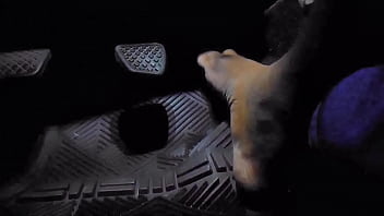 Preview 4 of Mayra Munoz - The moment driver touches gas pedal with toes