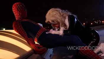 Preview 2 of Bbw Tee6 - Spiderman Gets Laid - Parody