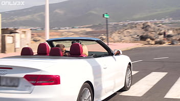 Preview 2 of Spum From Girl Hole - Xanthia Lombardi gets the fuck tour of Tenerife