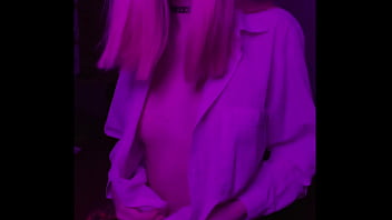 Preview 1 of Video Porns - 18 year old with pink hair sucks cock - ArinaFox