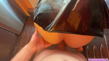 Preview 2 of Stacies Stepbrother - Fucked the maid in the kitchen for extra pay