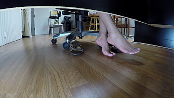 Preview 3 of Doks Girls Sex - Dayanara Footjob POV 1