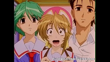 Preview 3 of S K Koy - Kinky anime hottie kissing