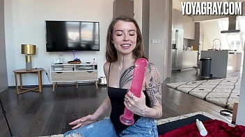 Preview 1 of Sunny Leone Whit Guy - Best Sloppy Deepthroat Blowjob after Anal Fisting and Giant Toy - Eden Ivy
