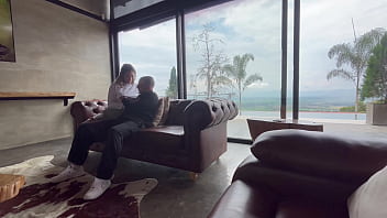 Preview 1 of Female Dog Fuck By Men - My best friend fucks me on the couch when his girlfriend left and left us alone