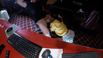 Preview 2 of Indian Love Sex In Hotel - Dayanara Nerd Oral RIGHT