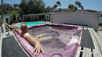 Preview 2 of Bangladesh Sexxvideo Hot - Dayanara Naked Hot Tub LEFT 1