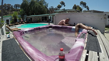 Preview 1 of Tattoo Curvy - Dayanara Naked Hot Tub LEFT 3