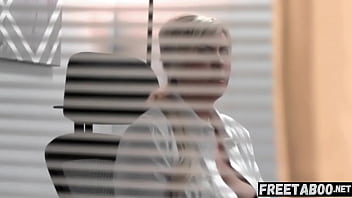 Preview 3 of New Xnxx Marati Hd - Blonde BBW Gets CAUGHT By Janitor &amp_ Let Him Creampie Her Wet Pussy - Full Movie On FreeTaboo.Net